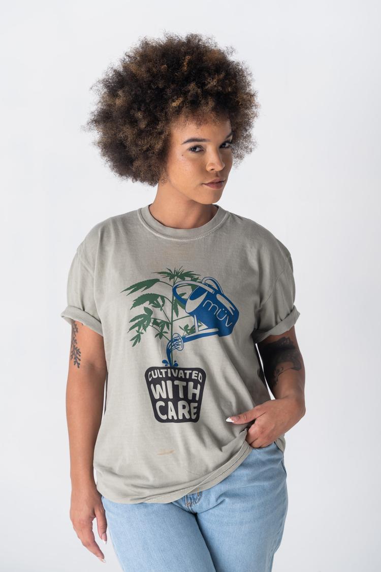 Cultivated with Care Cannabis Tee