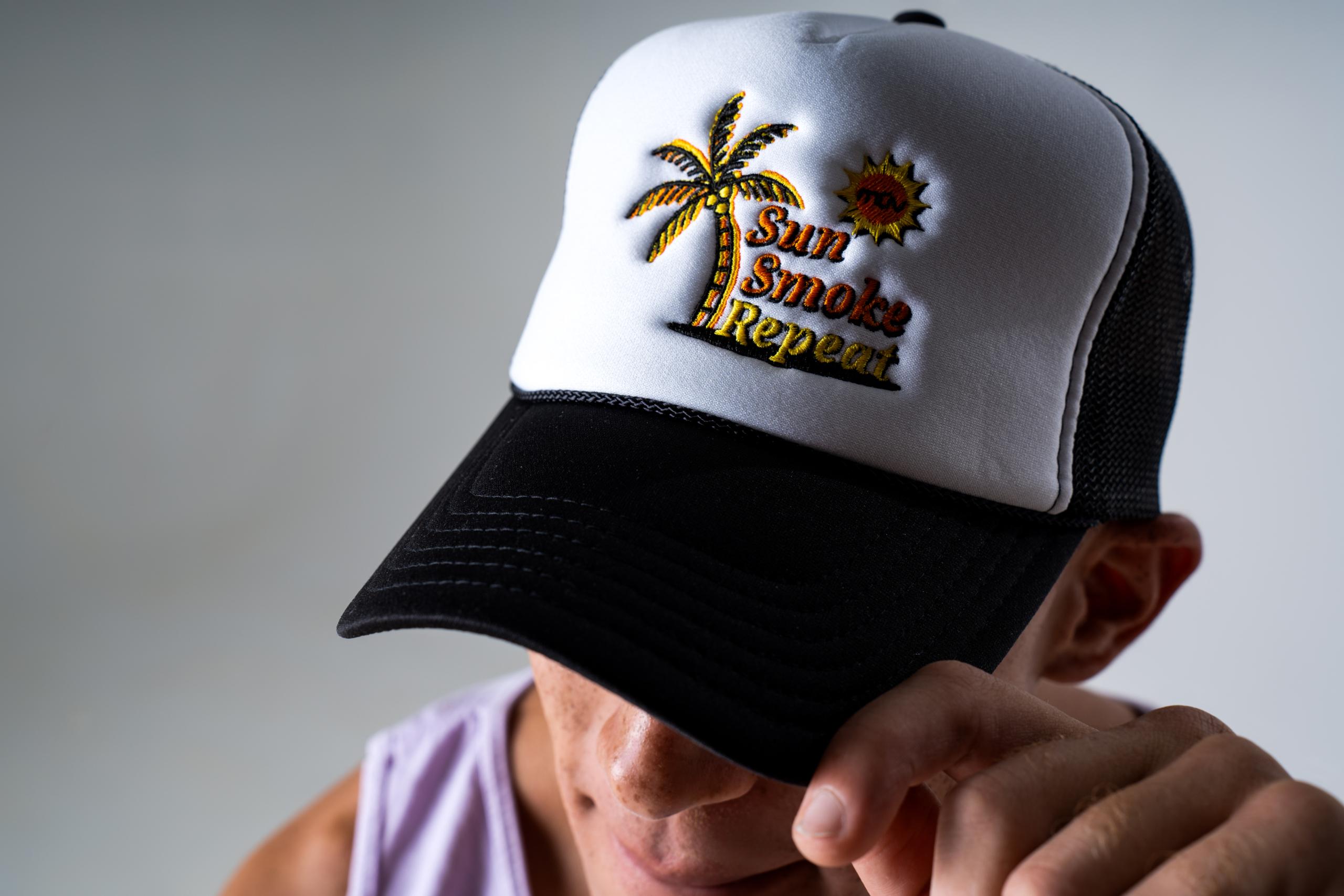 Sun Smoke Repeat Cannabis Hat