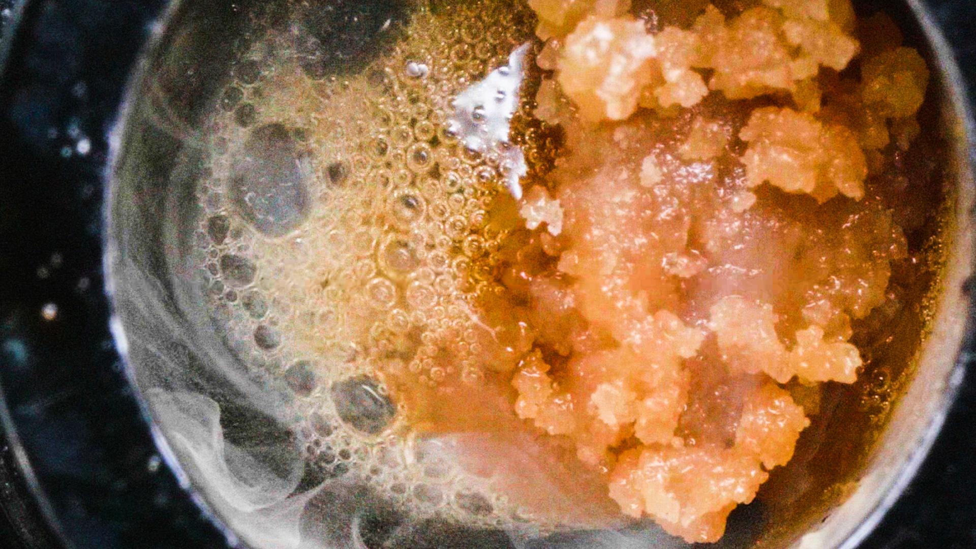Smoking THC Crumble