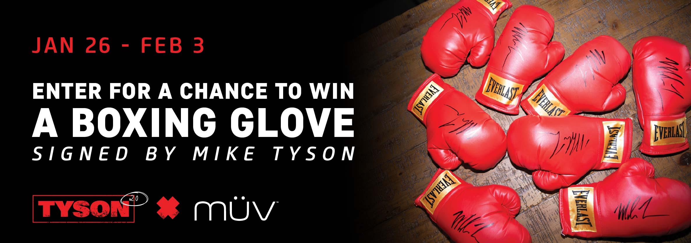 Win a Signed Mike Tyson Glove