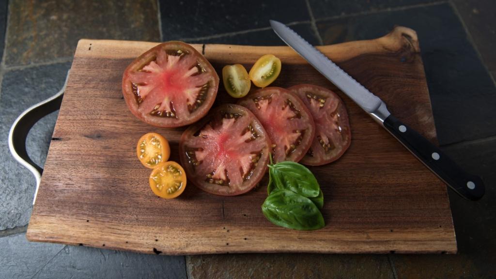 Heirloom Tomatoes for Cannabis-Infused Pizza Toast