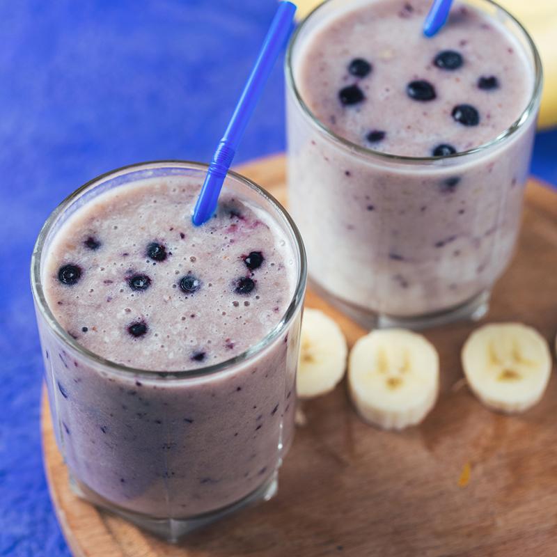 Blueberry Banana Post-Game Canna Protein Smoothie